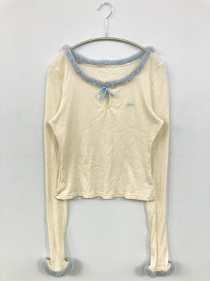 LACEMADE/レースメイド/Tシャツ/カットソー/トップス/アイボリー/XL