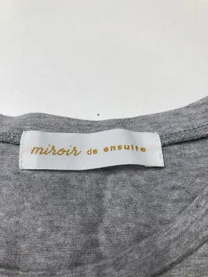 miroir de ensuite/Tシャツ/カットソー/トップス/グレー