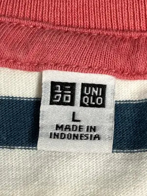 UNIQLO/ユニクロ/Tシャツ/カットソー/トップス/レッド/L