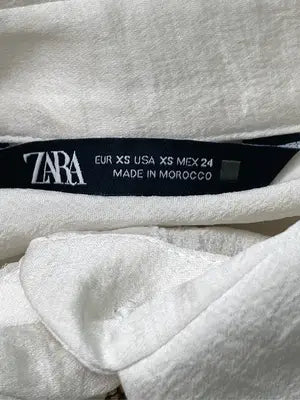 ZARA/ザラ/シャツ/ブラウス/トップス/アイボリー/USA XS
