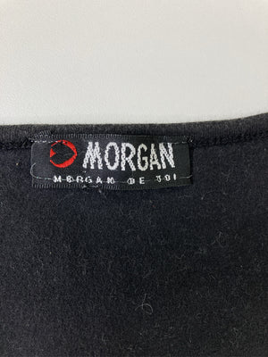 MORGAN/モルガン/ノースリーブ/トップス/ブラック