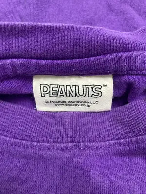 PEANUTS/ピーナッツ/Tシャツ/カットソー/トップス/パープル/M