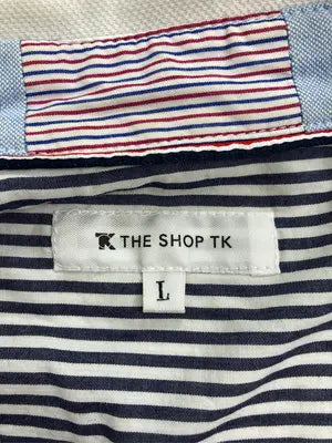 THE SHOP TK/ザショップティーケー/ポロシャツ/トップス/ホワイト/L