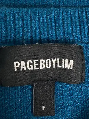 PAGEBOYLIM/ページボーイリム/ニット/セーター/トップス/ブルー/F
