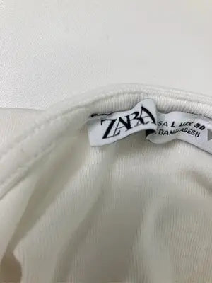 ZARA/ザラ/キャミソール/トップス/ホワイト/EUR L/USA L/MEX 30