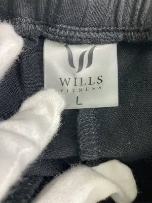WILLS/ジャージ/トラックパンツ/パンツ/ブラック/L