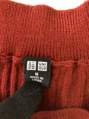 UNIQLO/ユニクロ/ニット/セーター/トップス/レッド/M
