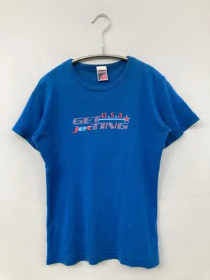 DOUBLENNEDLE/Tシャツ/カットソー/トップス/ブルー/FREE