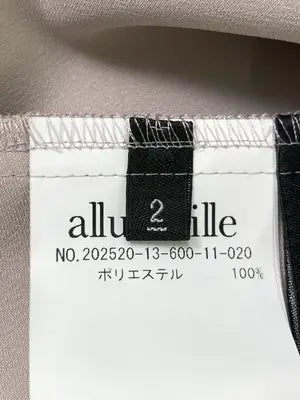 allureville/タンクトップ/トップス/ベージュ/2