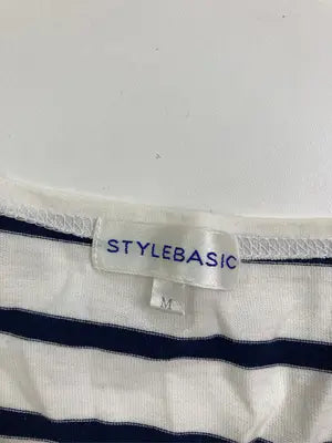 STYLEBASIC/スタイルベーシック/Tシャツ/カットソー/トップス/ホワイト/M