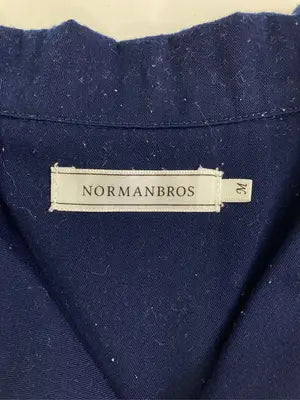 NORMANBROS/シャツ/ブラウス/トップス/ネイビー/M