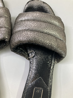 ZARA/ザラ/サンダル/シューズ/シルバー/37