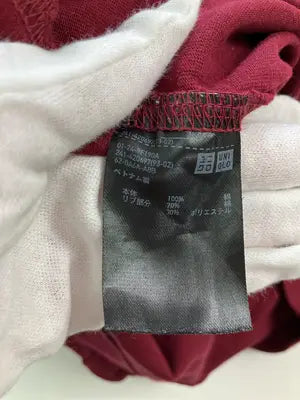 UNIQLO/ユニクロ/Tシャツ/カットソー/トップス/レッド/M