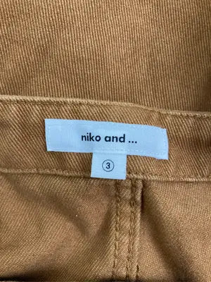 niko and .../ニコアンド/サロペット/オーバーオール/オールインワン・サロペット/ブラウン/3