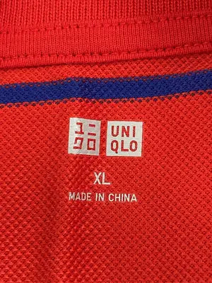 UNIQLO/ユニクロ/ポロシャツ/トップス/レッド/XL
