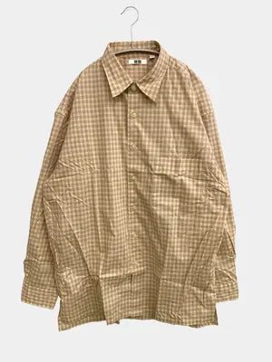 UNIQLO/ユニクロ/シャツ/ブラウス/トップス/ベージュ/L