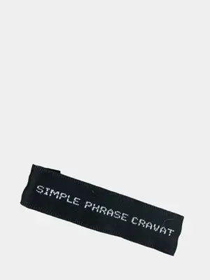 SIMPLE PHRASE CRAVAT/ネクタイ/ファッション雑貨/グレー