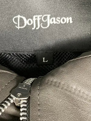 Doff Jason/レザージャケット/ジャケット/アウター/グレー/L