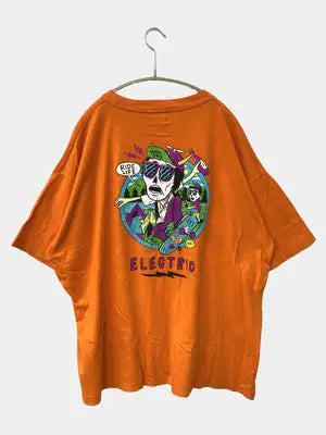 ELECTRIC/Tシャツ/カットソー/トップス/オレンジ/L