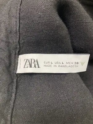 ZARA/ザラ/シャツ/ブラウス/トップス/ブラック/USA L