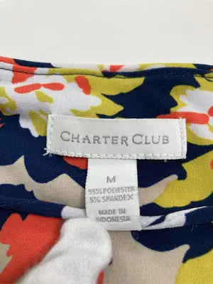 CHARTER　CLUB/チャータークラブ/シャツ/ブラウス/トップス/ネイビー/M