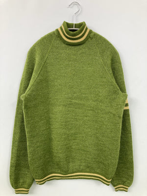 ニット/セーター/トップス/ライトグリーン