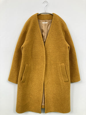 ROPE/ロペ/ノーカラーコート/ジャケット/アウター/イエロー/38