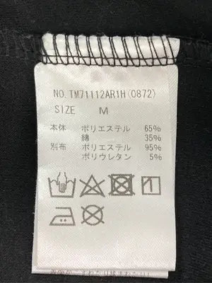 AnkRouge/アンクルージュ/Tシャツ/カットソー/トップス/ブラック/M