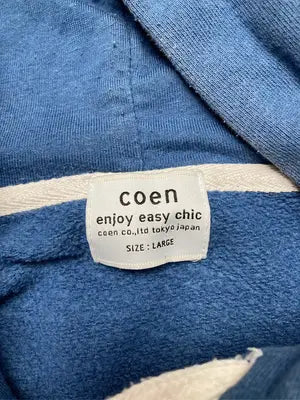 coen/コーエン/パーカー/トップス/スカイブルー/LARGE