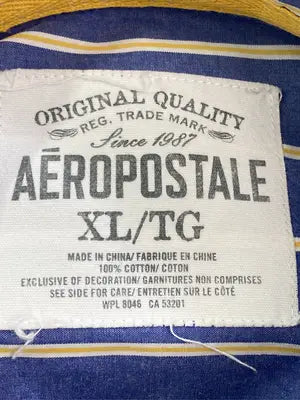 AEROPOSTALE/エアロポスタル/シャツ/ブラウス/トップス/ネイビー/XL