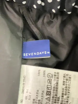 SEVENDAYS=SUNDAY/セブンデイズサンデイ/ロングスカート/スカート/ブラック/F