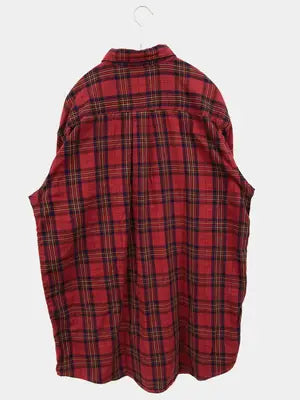 L.L.Bean/エルエルビーン/シャツ/ブラウス/トップス/レッド/L