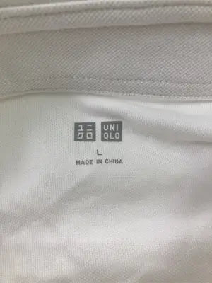 UNIQLO/ユニクロ/ポロシャツ/トップス/ホワイト/L