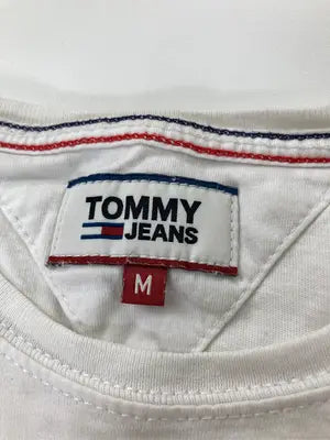 TOMMY JEANS/トミージーンズ/Tシャツ/カットソー/トップス/ホワイト/M