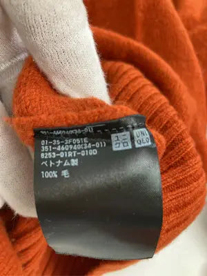 UNIQLO/ユニクロ/ニット/セーター/トップス/オレンジ/XL