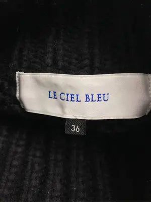 LE CIEL BLEU/ルシェルブルー/ニット/セーター/トップス/ブラック/36