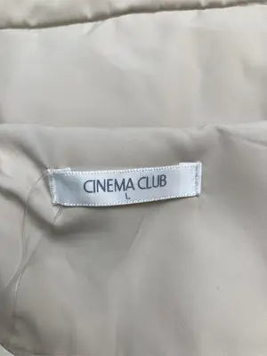 CINEMA CLUB/シネマクラブ/ノーカラージャケット/ジャケット/アウター/ベージュ/L