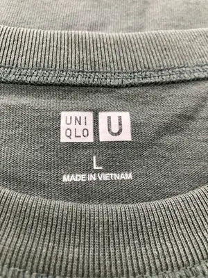 UNIQLO/ユニクロ/Tシャツ/カットソー/トップス/グリーン/L