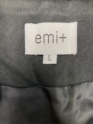 emi +/エミ/セットアップ/ジャケット/アウター/ブラック/L