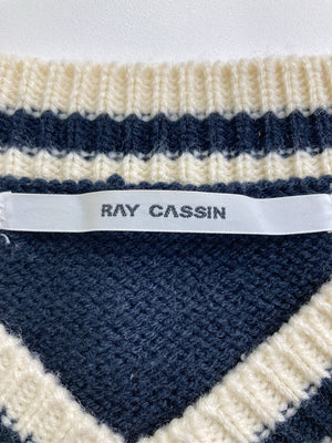 RAY CASSIN/レイカズン/ニット/セーター/トップス/ネイビー/F
