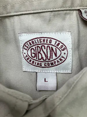 GIBSON/シャツ/ブラウス/トップス/ベージュ/L