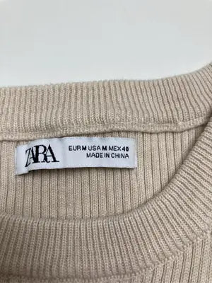 ZARA/ザラ/Tシャツ/カットソー/トップス/アイボリー/EUR M