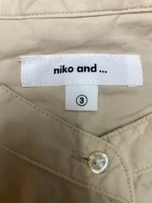 niko and .../ニコアンド/シャツ/ブラウス/トップス/ベージュ/3