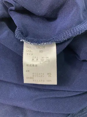 N.y.ou/ワンピース/ワンピース/ドレス/ネイビー/L   バスト86～94   身長154～162