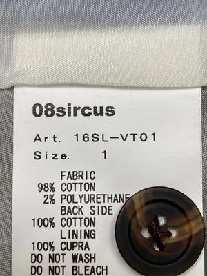08sircus/ベスト/トップス/グレー/1