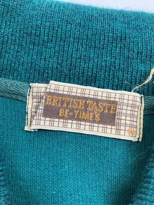 BRITISH TASTE/ニット/セーター/トップス/グリーン/M