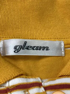 gleam/グリーム/ポロシャツ/トップス/イエロー/F