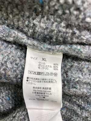 ニット/セーター/トップス/グレー/XL