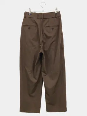UNIQLO/ユニクロ/スラックス/パンツ/ブラウン/S    ウエスト60-66cm