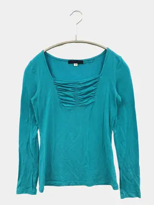 MICHEL KLEIN/ミッシェルクラン/Tシャツ/カットソー/トップス/ブルー/34